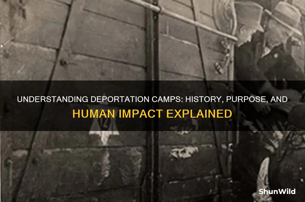 what are deportation camps