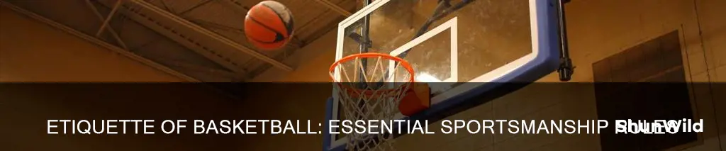 what are etiquette of basketball