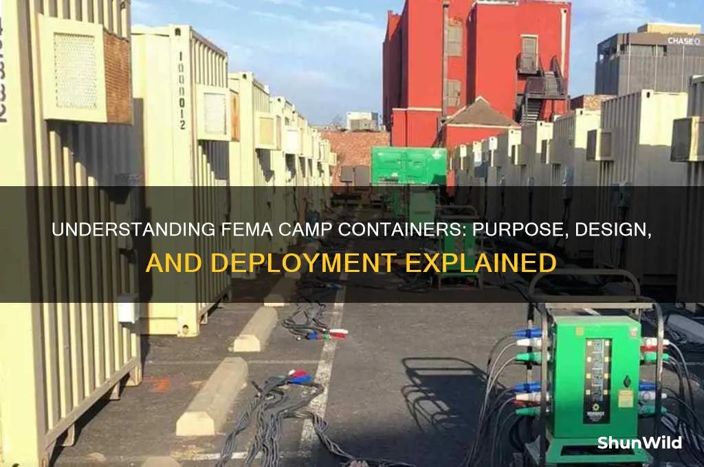what are fema camp containers