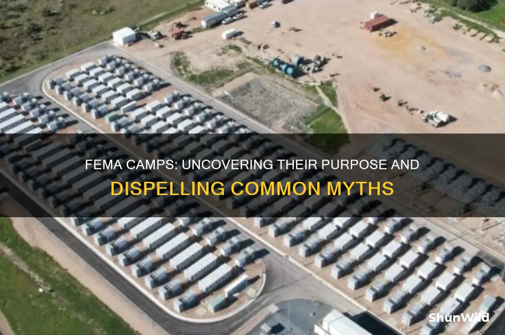 what are fema concentration camps used for