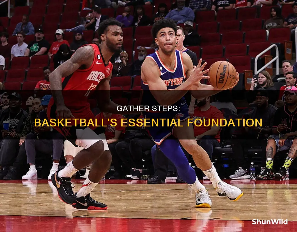 what are gather steps in basketball