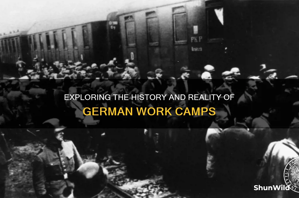 what are german work camps