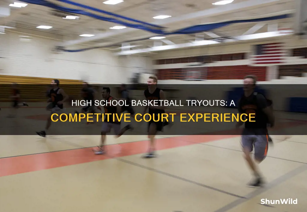 what are high school basketball tryouts liie