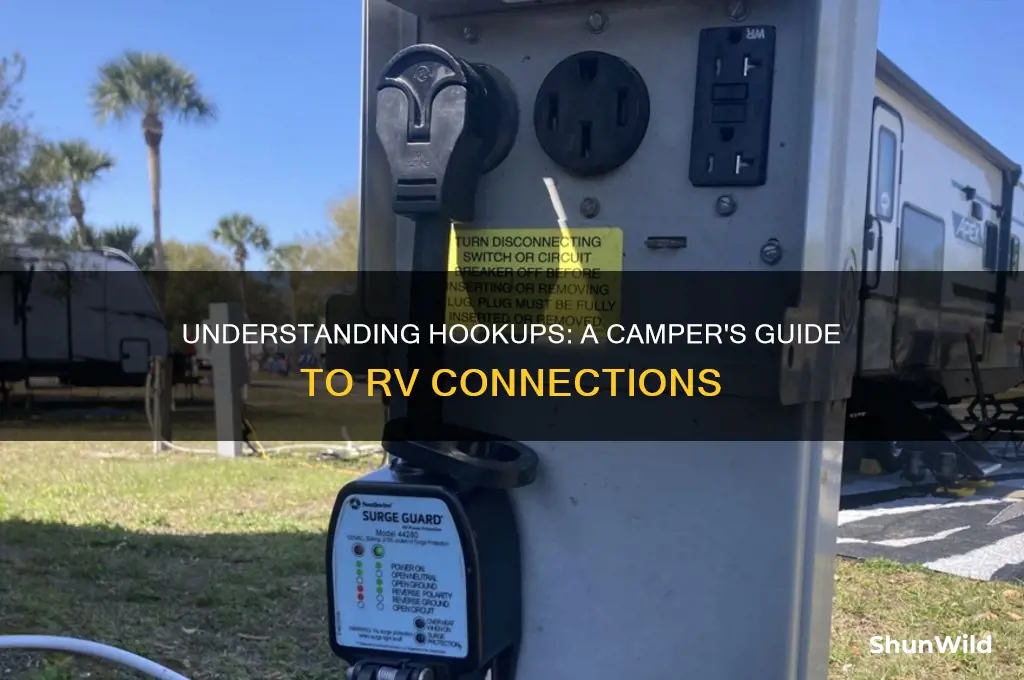what are hookups in camping