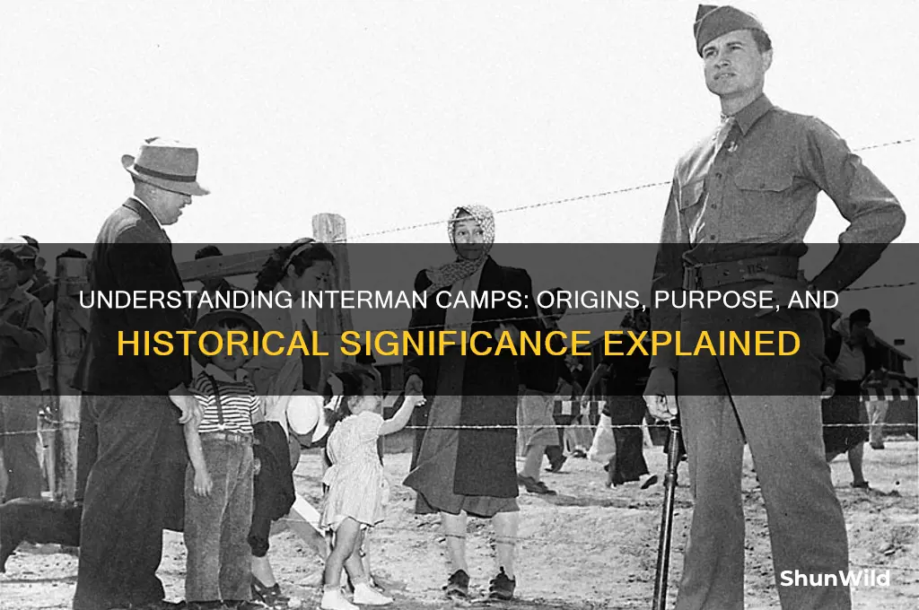 what are interman camps