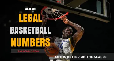 Basketball Jersey Numbers: Legal and Their Significance