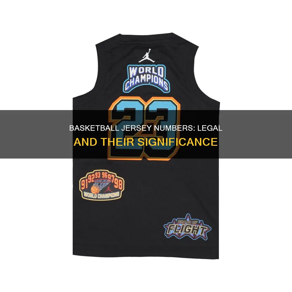 what are legal basketball numbers