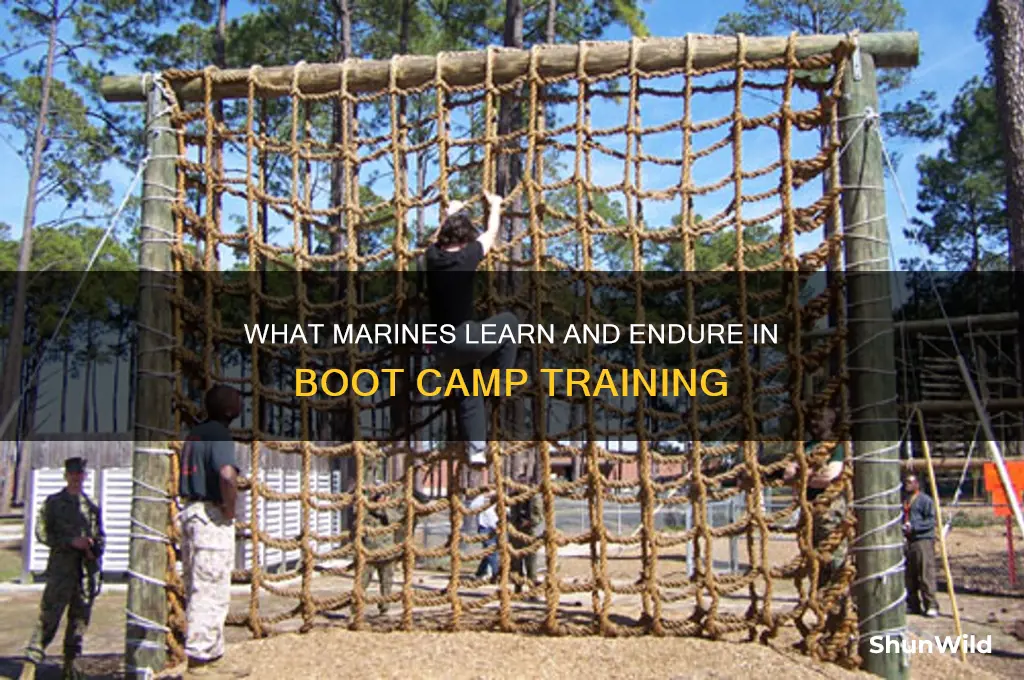 what are marines expected in boot camp