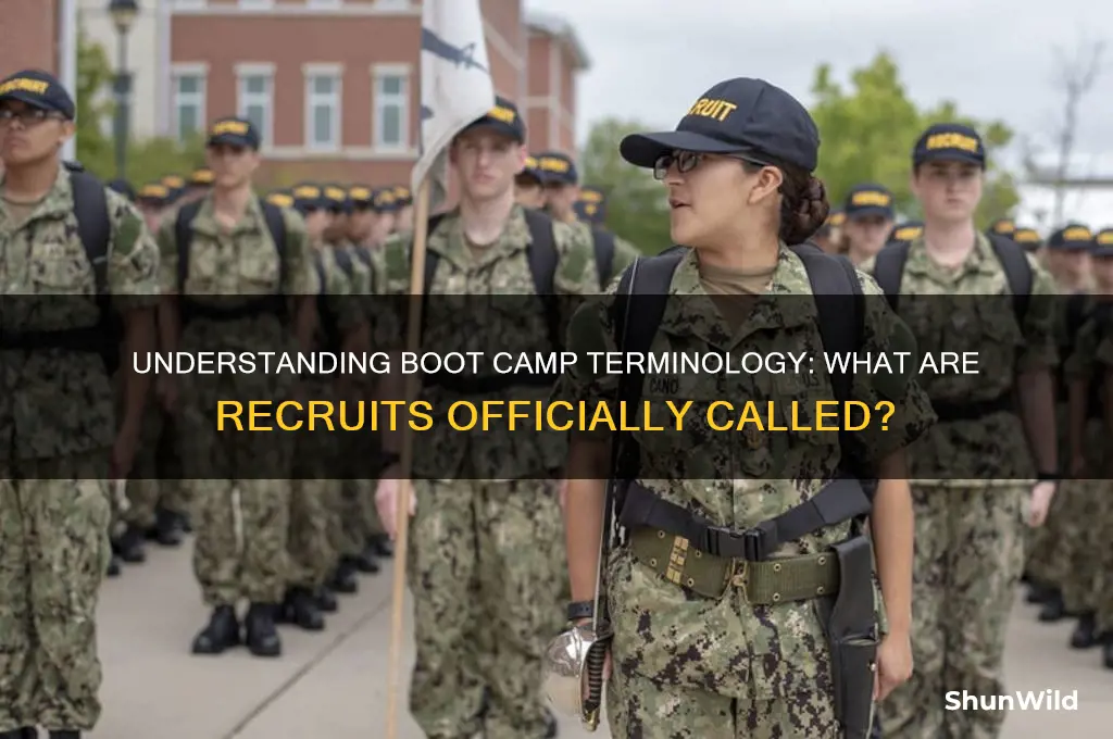 what are people in boot camp called