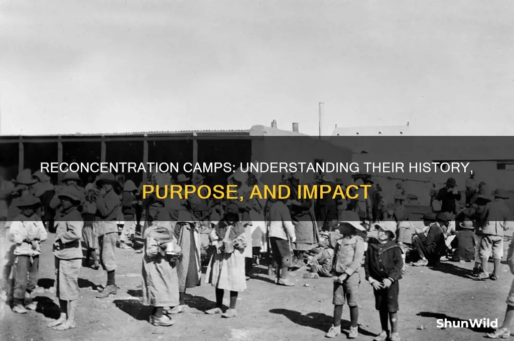 what are reconcentration camps