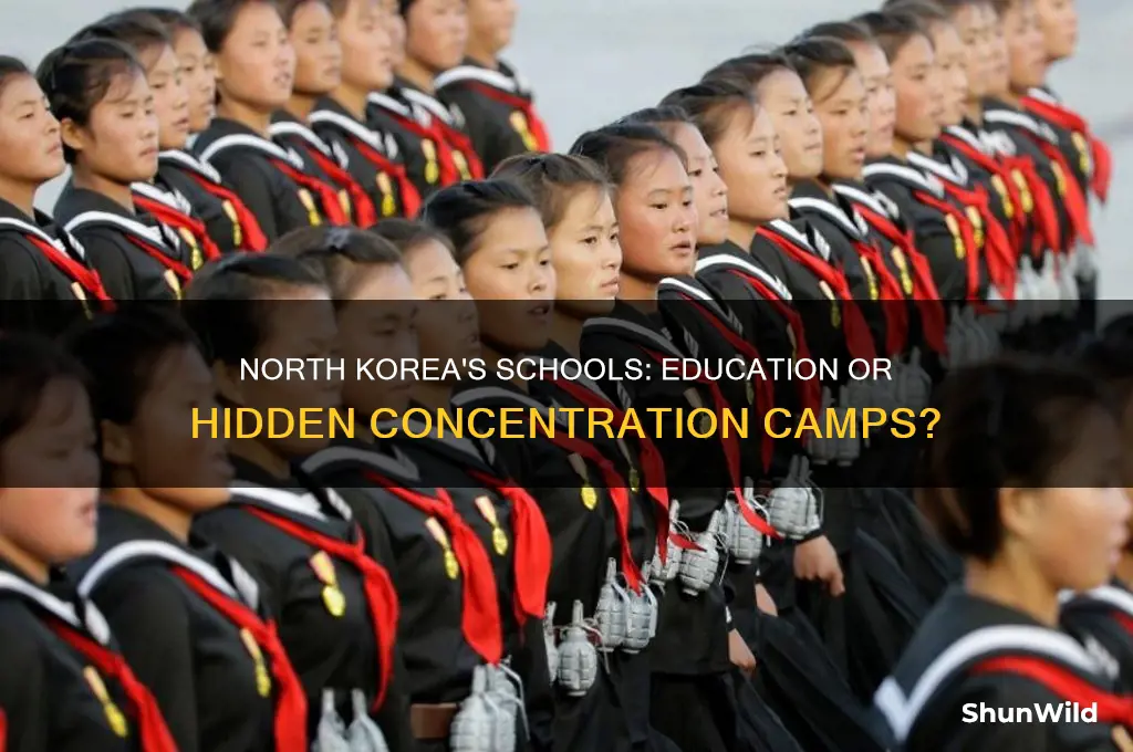 what are school in north korea concentration camps