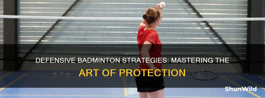 what are some defensive strategies in badminton
