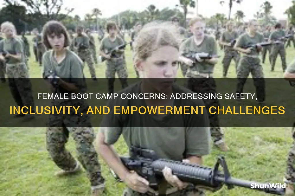 what are some of the concerns regarding female boot-camp attendees