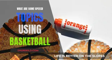 Hoops and Words: 5 Engaging Speech Topics Inspired by Basketball