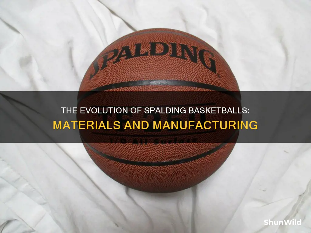 what are spalding basketballs made of