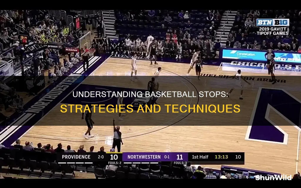what are stops in basketball