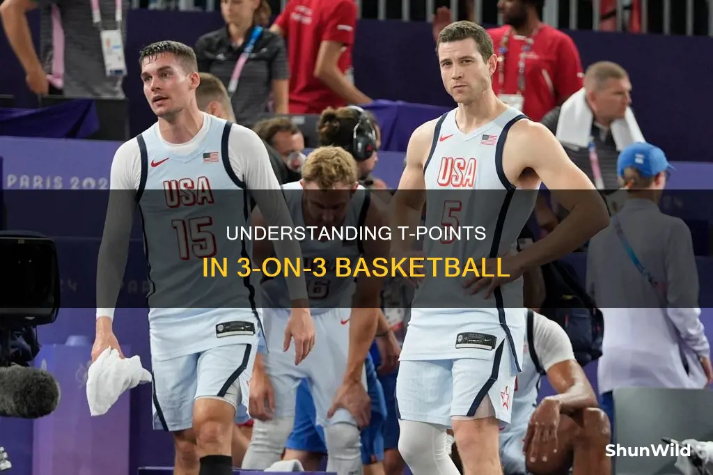 what are t points on 3 on 3 basketball