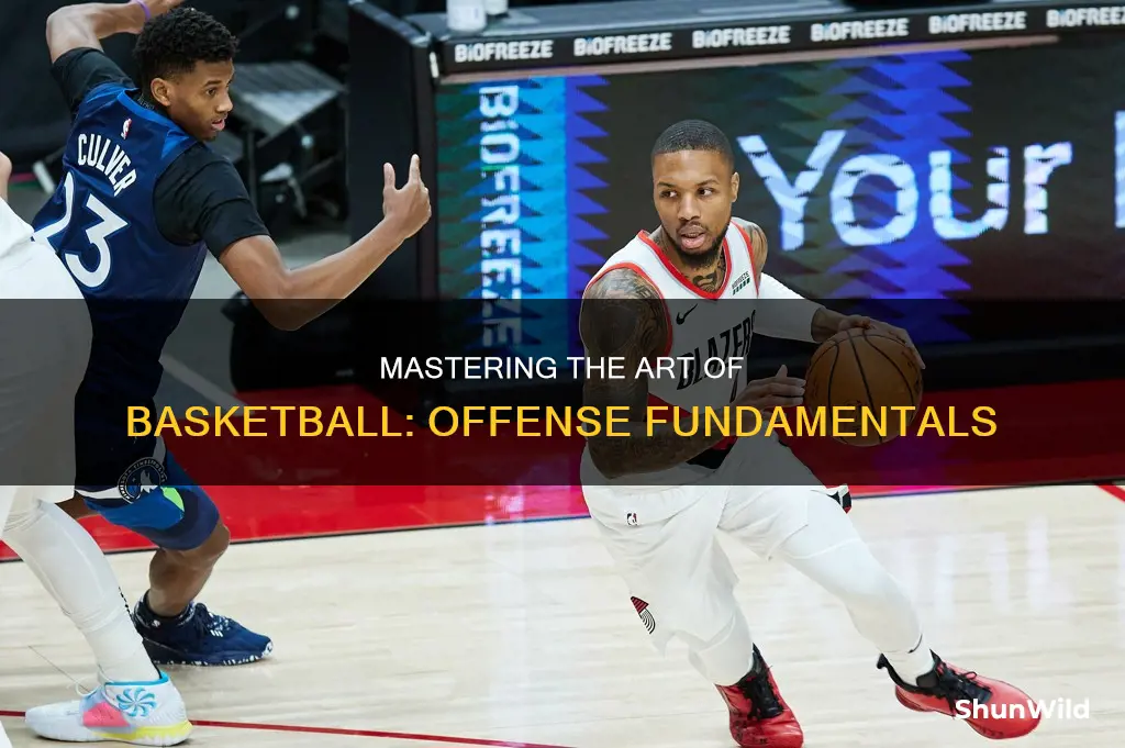what are the 3 basic offensive skills in basketball