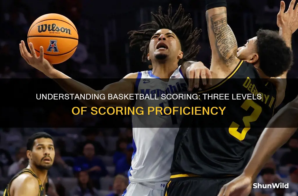 what are the 3 levels of scoring in basketball