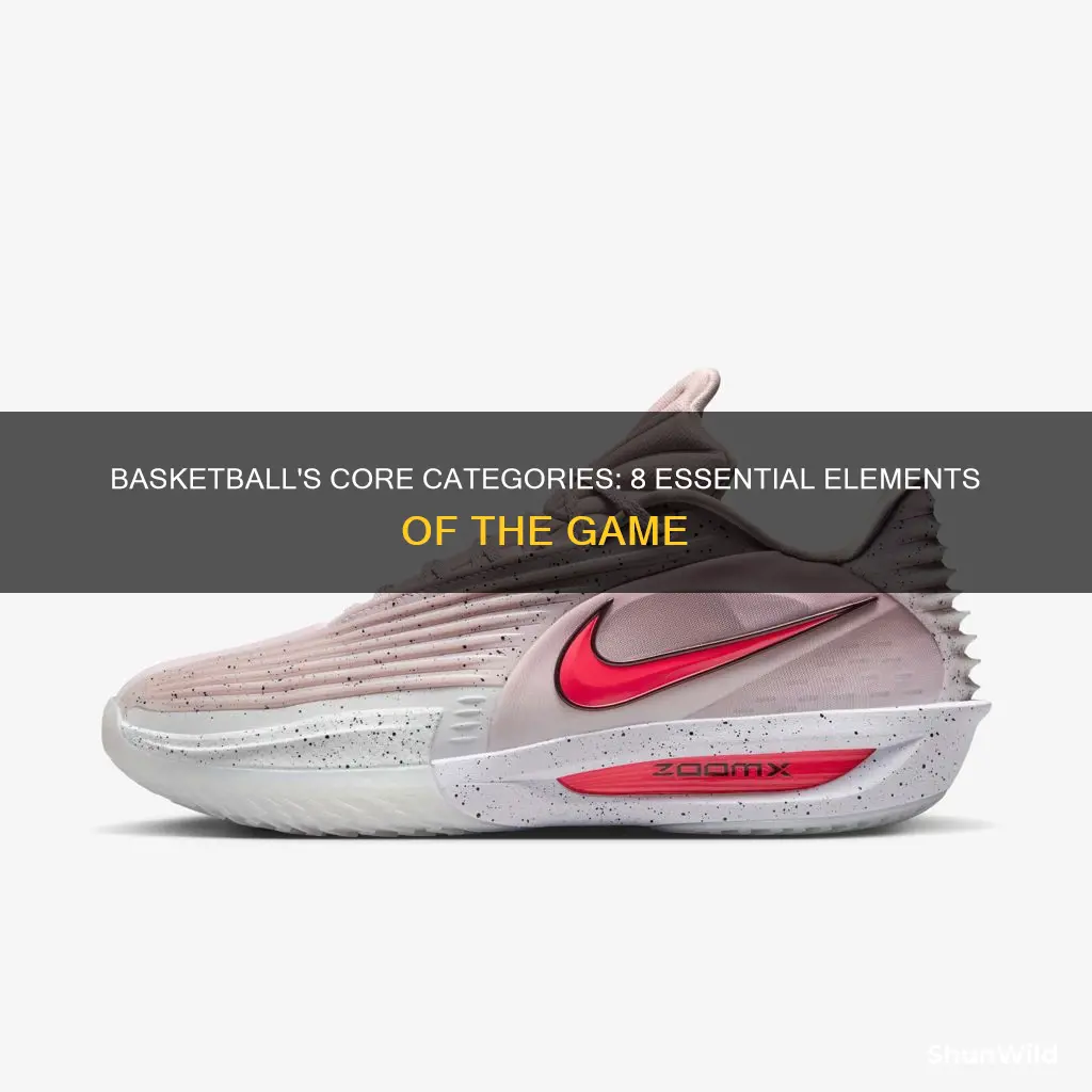 what are the 8 default basketball categories
