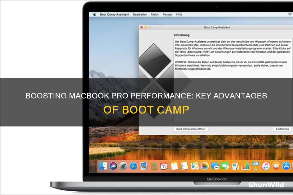 what are the advantages of boot camp macbook pro