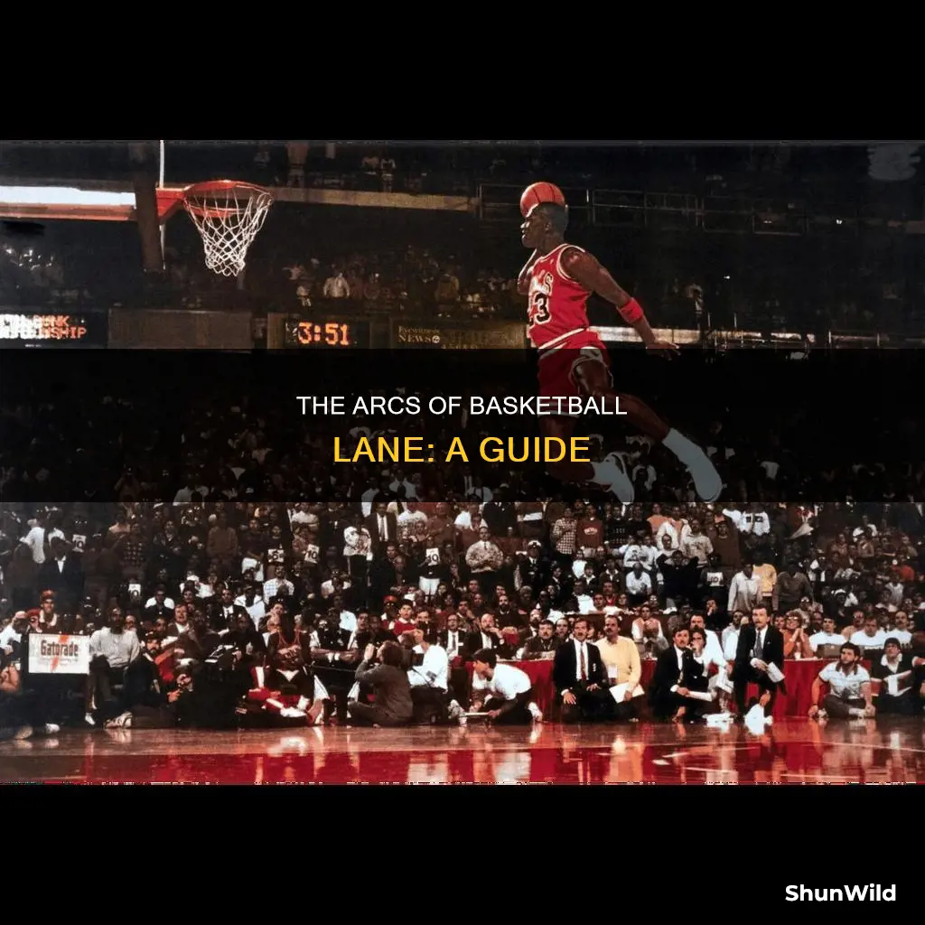 what are the arc in the basketball lane