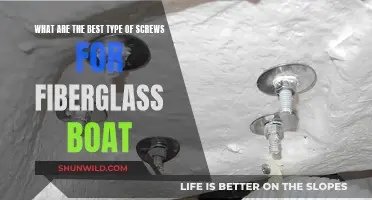 Choosing the Right Screws for Your Fiberglass Boat