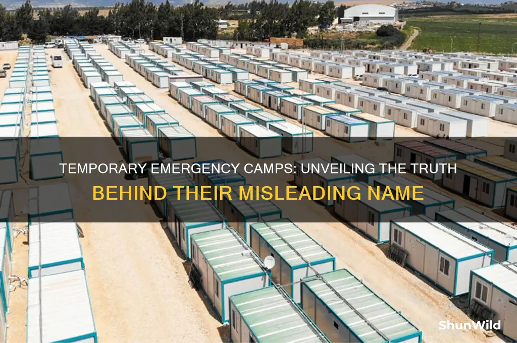 what are the concentration camps called temporary emergency