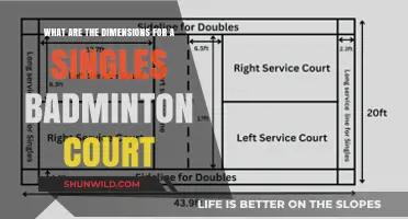 Badminton Singles Court: Understanding the Dimensions
