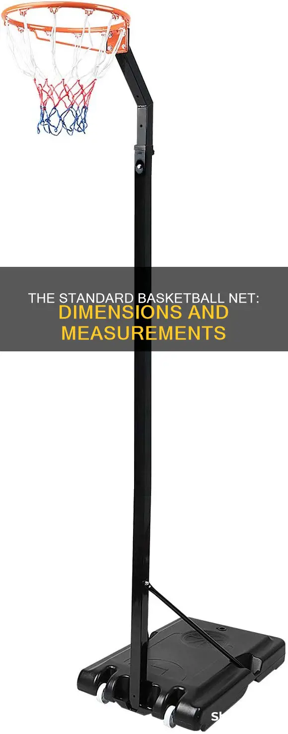 what are the dimensions of a basketball net