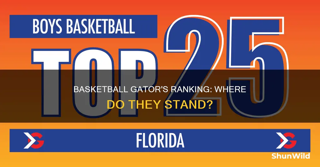 what are the gators ranked in basketball