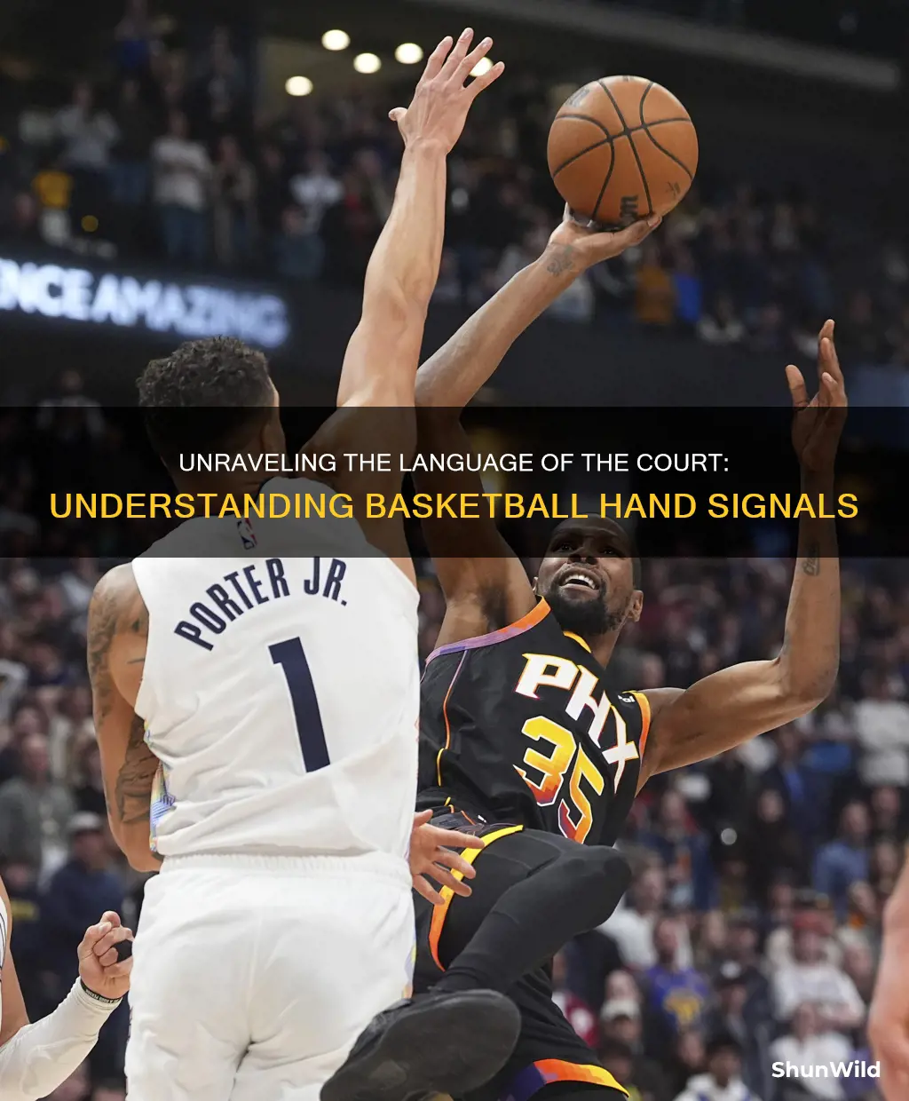 what are the hand signals used in basketball