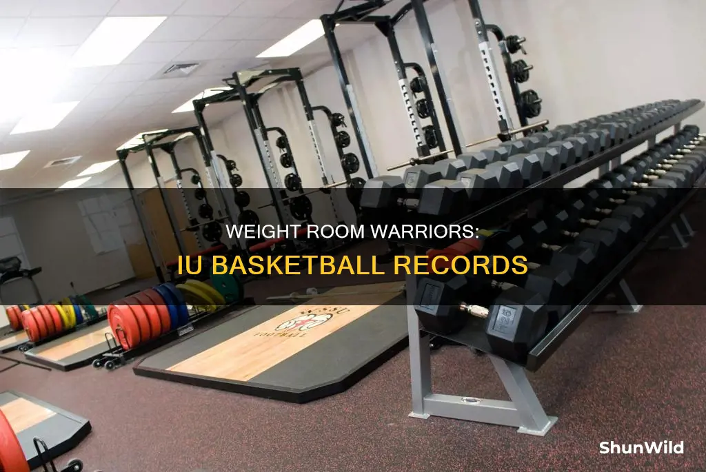 what are the iu basketball weight room records