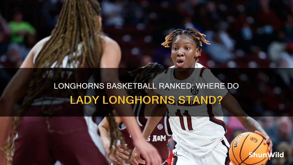 what are the lady longhorns basketball ranked