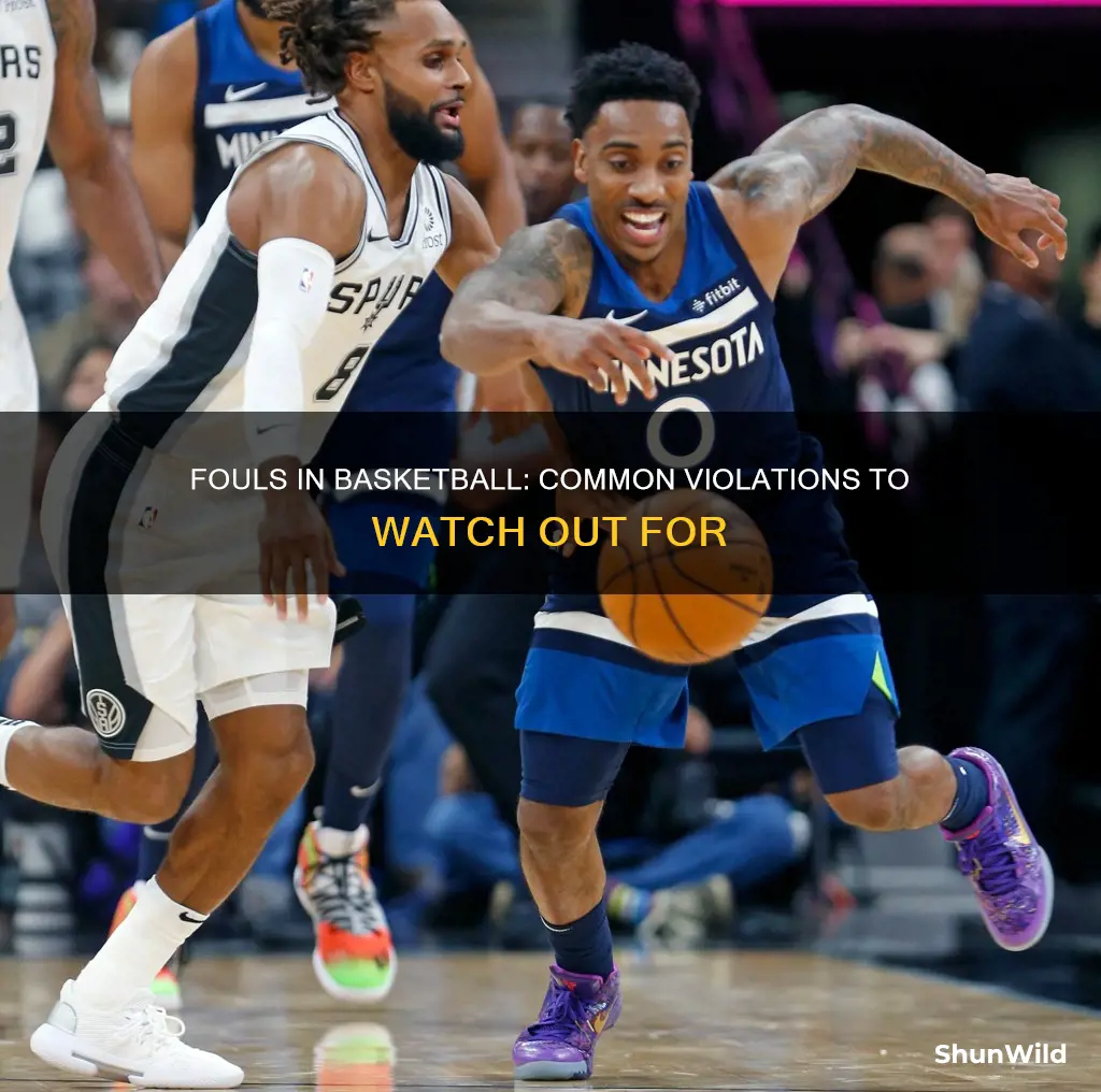 what are the most common fouls in basketball