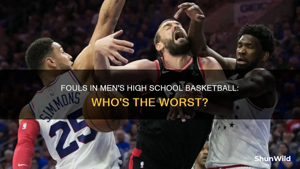 what are the most fouls in men high school basketball