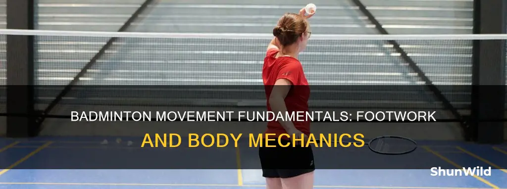 what are the movementsfor badminton playing