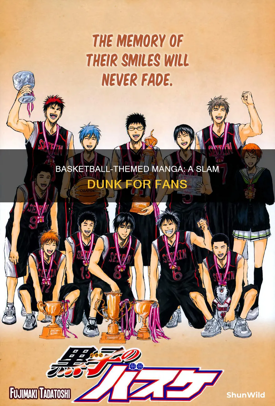 what are the names of the manga that have basketball