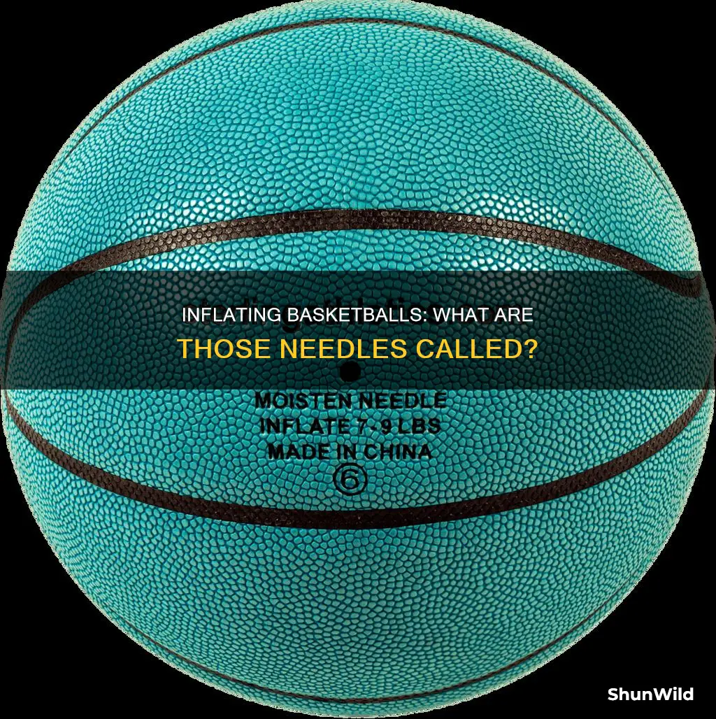 what are the needles called to inflate a basketball called
