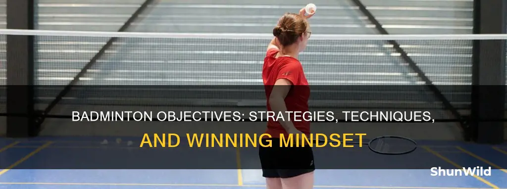 what are the objectives of badminton