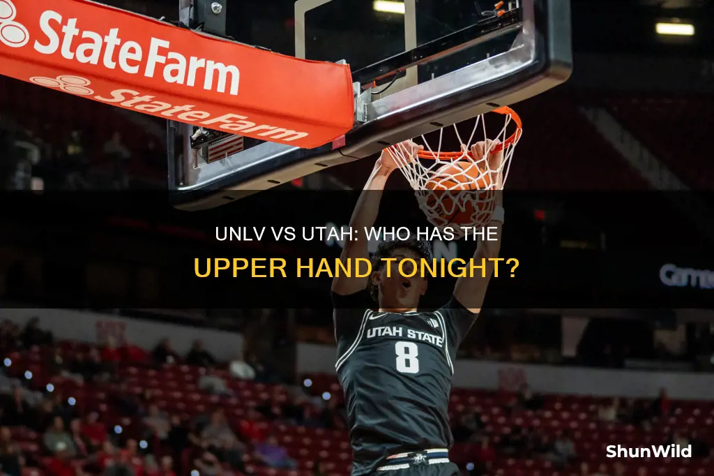 what are the odds for unlv and utah basketball tonight
