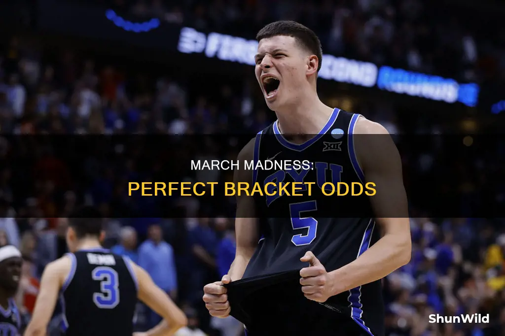 what are the odds of a perfect basketball bracket