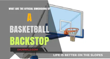 Backstop Dimensions: Official Basketball Measurements