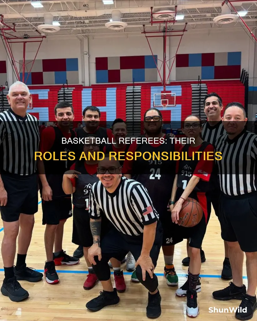 what are the officiating officials in basketball and its function