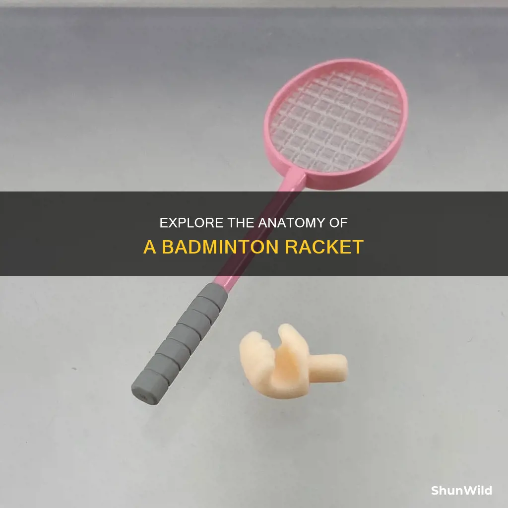 what are the parts of a badminton racket