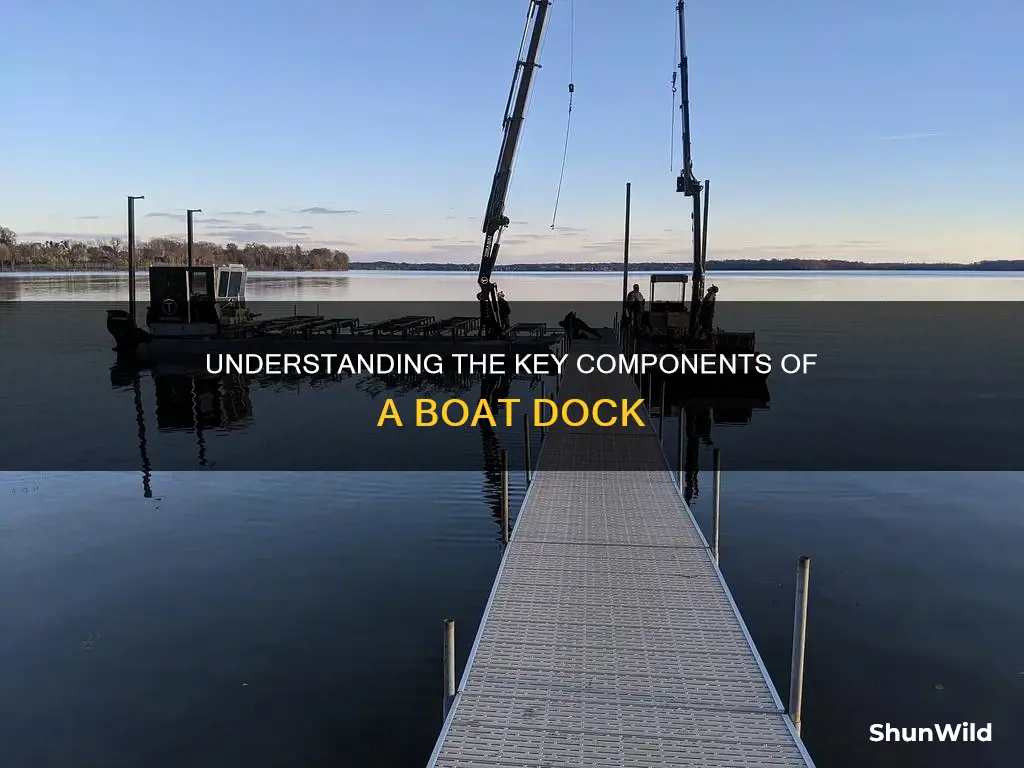 what are the parts of a boat dock