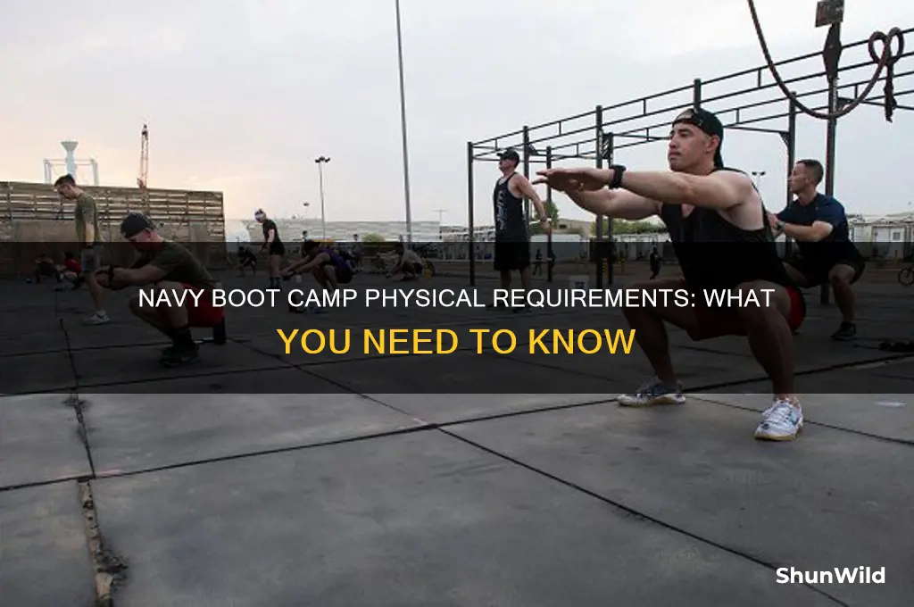 what are the physical requirements navy boot camp