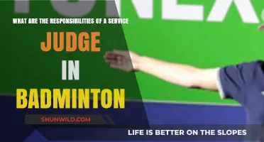 Service Judge: Duties and Responsibilities in Badminton