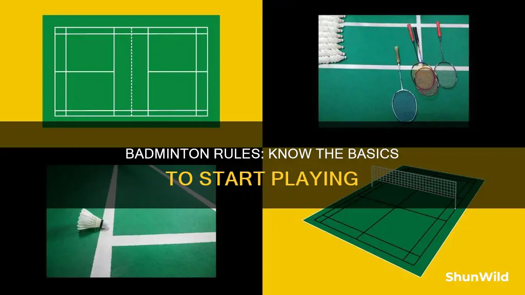 what are the rules for playing badminton