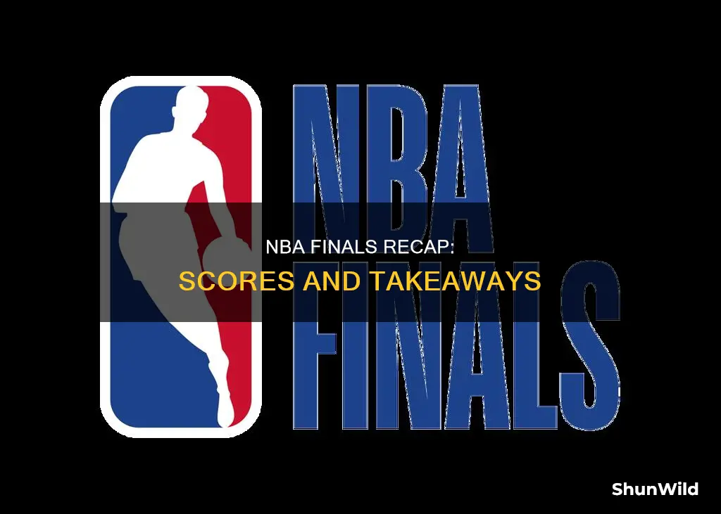 what are the scores of the nba finals
